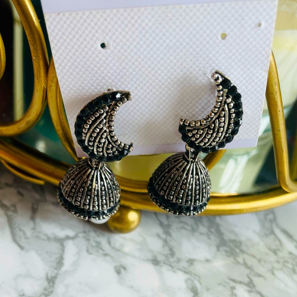 Jhumkas earrings indian
